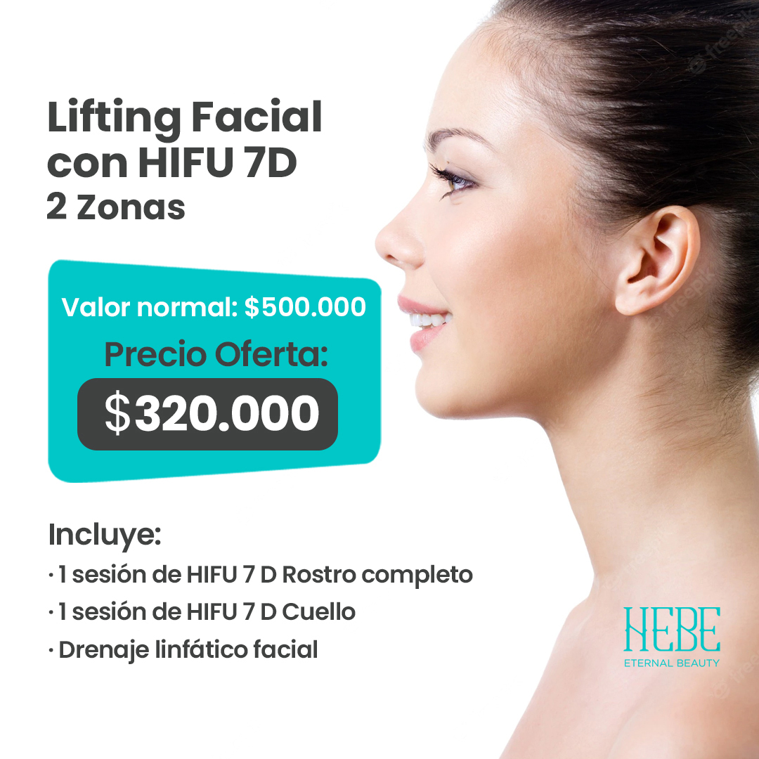 HIFU 7D Facial – 2 zonas